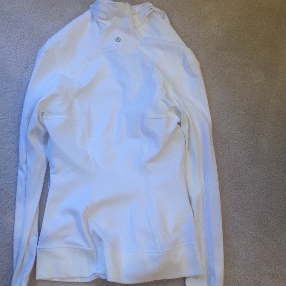 White Lululemon Side Zip Jacket - image 4